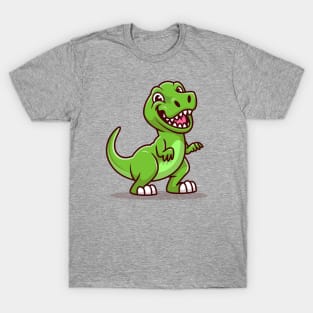 Cute Tyrannosaurus Smiling T-Shirt